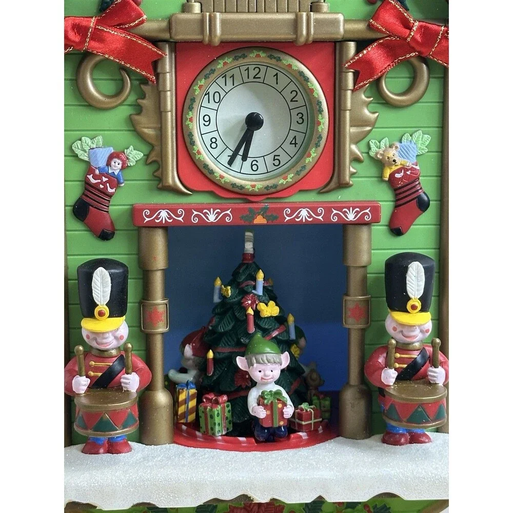 Avon Cuckoo Clock Tick Tock Til Christmas Santa Animated Musical 2011
